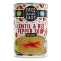 FREE & EASY LENTIL & RED PEPPER SOUP