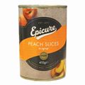 EPICURE PEACH SLICES IN SYRUP