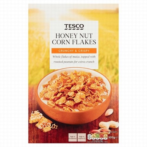 TESCO HONEY NUT CORNFLAKES tesco-honey-nut-cornflakes